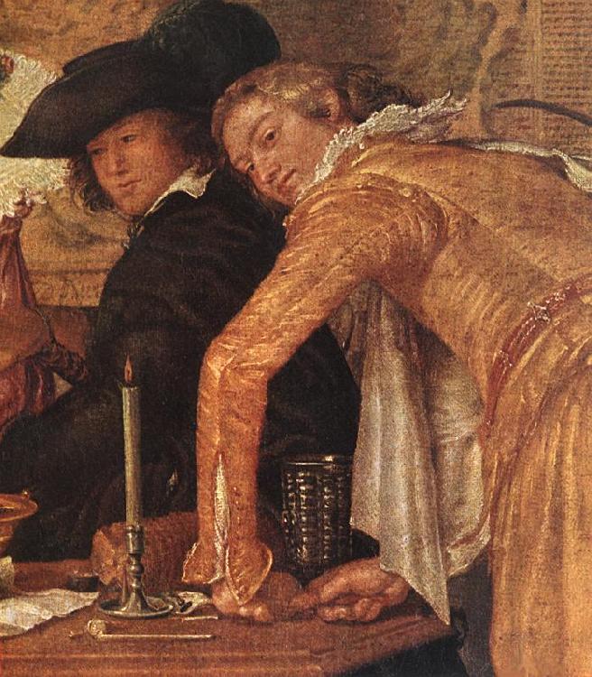 BUYTEWECH, Willem Merry Company (detail) France oil painting art